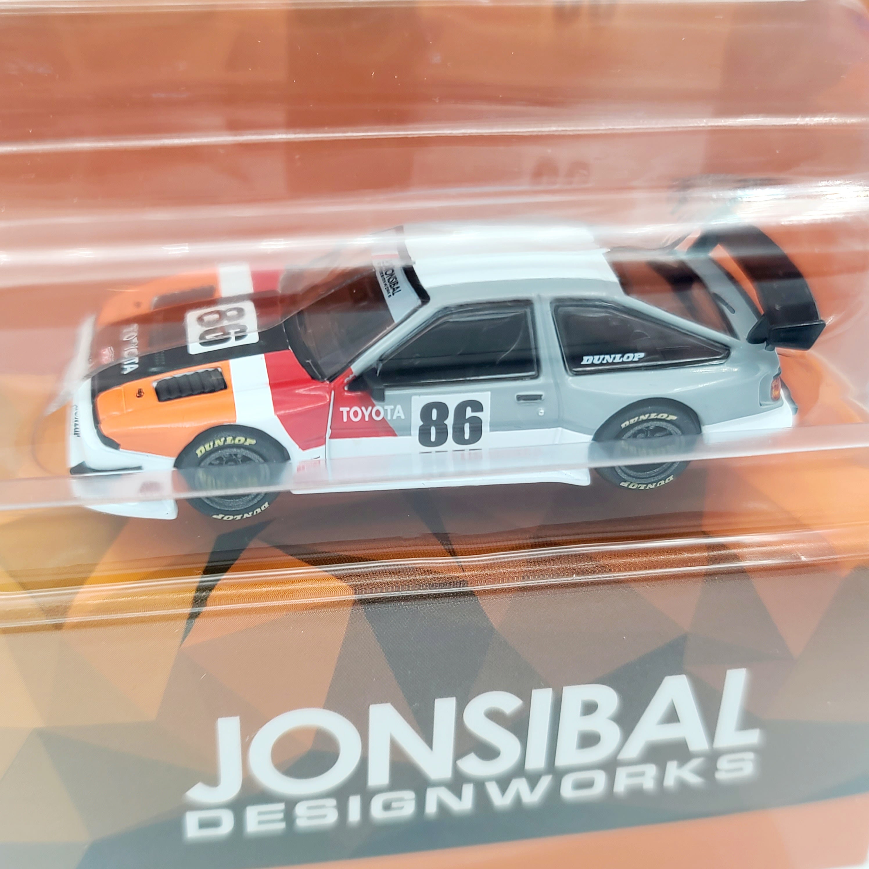 Tarmac Works Toyota Sprinter Trueno AE86 Widebody TRO - 1:64 scale, Jonsibal Designworks (2024 MiJo Exclusives - Limited Edition)